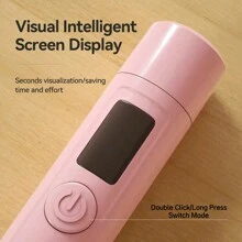 XEIJAYI Pink Handheld Manicure On-Screen Lamp Bracket 360 Degrees Rotary Multifunctional Rack Stick Nail Tip Heating Lamp Lamp Bracket