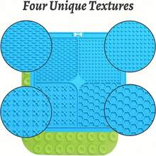 Pet Licking Mat Silicone Pet Slow Food Tableware Bowl Suction Cup Dog Licking Mat Slow Food Anti-Choking Mat - Multicolor - View 3