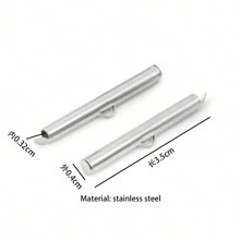 10 Stücke/Set Quetsch Endkappen Schieber-Verschluss Schnallen Rohre DIY-Armbandverbinder-Webstuhl-Schmuckzubehör - Rohrschnalle - Übersicht 15
