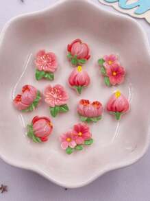 20 bức tượng nhỏ bằng nhựa hỗn hợp Kawaii hình hoa đào mặt phẳng bằng đá dùng trang trí sổ lưu niệm đám cưới DIY làm móng nghệ thuật Phụ kiện trang trí thủ công Ngày lễ tình nhân Ngày lễ tình nhân Mùa hè, Trường học - Trộn ngẫu nhiên - Xem 4