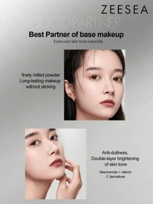Zeesea Kem lót trang điểm đa tác dụng Kem lót trang điểm sửa chữa, Kem trang điểm tự nhiên, Kem lót - Màu tím - Xem 5