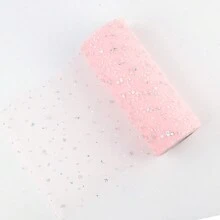 闪光亮片薄纱卷 15 厘米 * 10 码薄纱卷轴芭蕾舞短裙欧根纱激光 DIY 圣诞婚礼装饰生日派对用品，圣诞节 - 彩色 - 查看 20