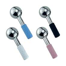 不锈钢冰波按摩球，冰球不锈钢面部按摩球，用于皮肤护理和美容 - 彩色 - 查看 6