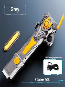 USB có thể sạc lại 16 màu RGB Laser Sword Với cảm biến trọng lực Hiệu ứng âm thanh Đồ chơi nhấp nháy Đèn thanh kiếm không gian nhấp nháy 2 trong 1, các bộ phận đơn lẻ được vận chuyển ngẫu nhiên - Nhiều màu - Xem 11