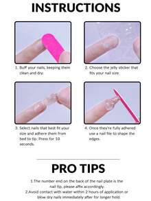 24 peças Adesivos de unha postiça de formato quadrado/redondo curto e super curto, cor rosa desbotada gradiente, decorações de pérolas, borboletas e strass, conjunto de cola de geléia e ferramenta de desmontagem para DIY doméstico, conjunto de lima de unha em forma de ballet para mulheres, adesivo de unha postiça usável em meia unha de brilho total cobertura, reutilizável e fácil de usar e remover para mulheres e meninas que usam unhas postiças diariamente, suprimentos de unhas de pressão de unhas - Rosa Bebê - Visão 4