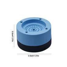 4Pcs Non Slip Anti Vibration Shock Proof Feet Pads Washing Machine Refrigerator - Blue - View 2