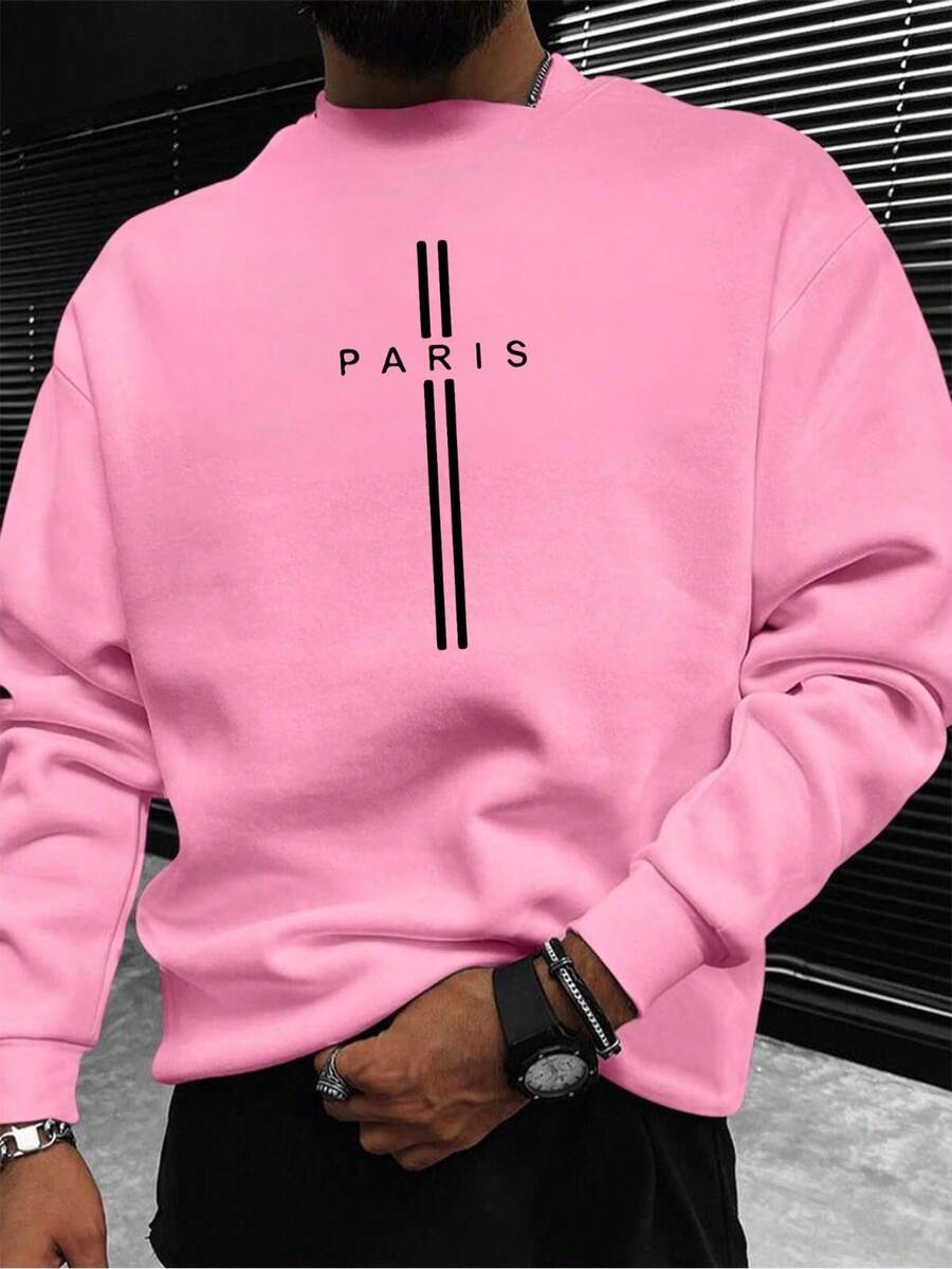 Men Hoodies - Màu Hồng baby - Xem 1