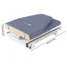 Wall Mounted Ironing Board Foldable Foldable Ironing Board 81*31*15cm 180° Extendable 180° Extendable Ironing Board Cover Steam Ironing Board - Grey - View 5