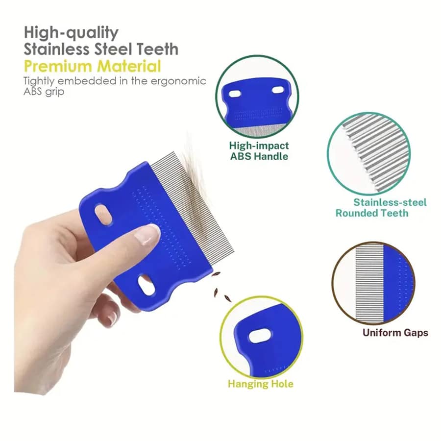 3Pcs Professional Pet Grooming Tool Set For Cats And Dogs Detangling