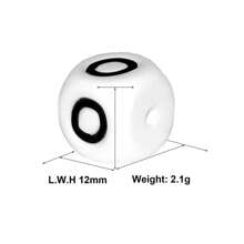 52pcs 12mm Multifunctional Silicone Alphabet Beads Set For DIY Jewelry Making, Keychain And Bracelet DIY - Silicone Letter Beads - View 3