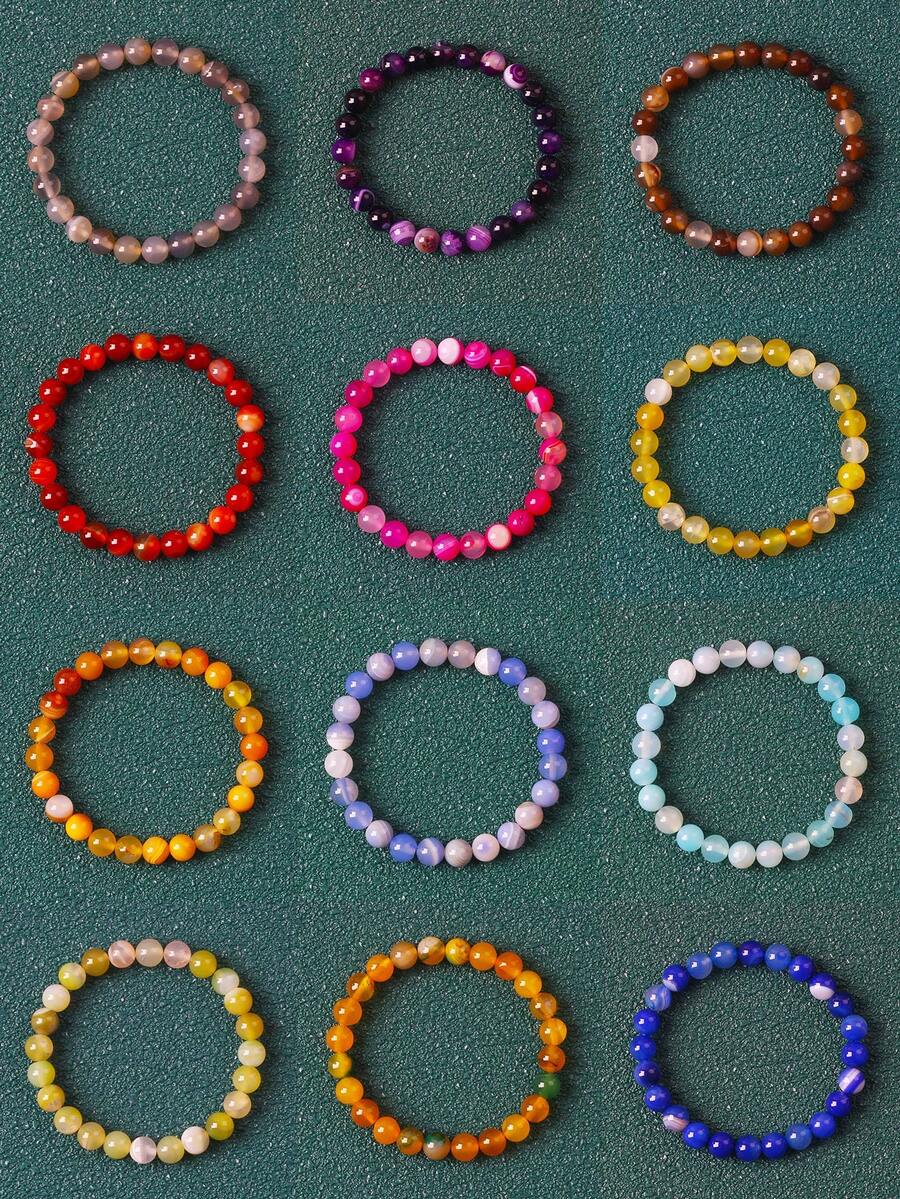 EmbraceNature 1 Mảnh Năng Lượng Thực Tĩnh Mạch Vòng Tay Mã Não Cho Nữ 6/8 Mm Nguyên Bản Sọc Mã Não Luân Xa Hạt Vòng Tay Nam Yoga Chữa Bệnh Reiki Trang Sức Reiki Vòng Tay Hạt Đá Tự Nhiên Nam Luân Xa Chữa Bệnh Vòng Tay Mã Não Cho Nữ Thạch Anh Pha Lê Onyx Yoga Trang Sức Bán Buôn Vòng Tay Mã Não Mini 6/8 Mm Cho Nữ Đá Tự Nhiên Reiki Luân Xa Hạt Trang Sức 6/8MM Nguyên Bản Sọc Mã Não Vòng Tay Dành Cho Nữ Nhiều Màu Đá Thật Thiên Nhiên Vòng Tay Hạt căng Handmade Reiki Trang Sức - Mã não sọc 6/8mm - Xem 1