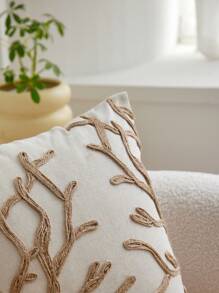 1pc Ocean Themed Starfish Seagrass Embroidery Pillowcase Home Decor - Camel - View 9