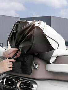 Công viên giải trí cá heo nước gắn trên ô tô, ô che nắng cá heo cỏ dài hôn cá heo, tấm chắn nắng hình tròn đôi, tấm chắn nắng cách nhiệt Capybara, tấm chắn nắng gắn trên ô tô có thể thu vào - Nhiều màu - Xem 5