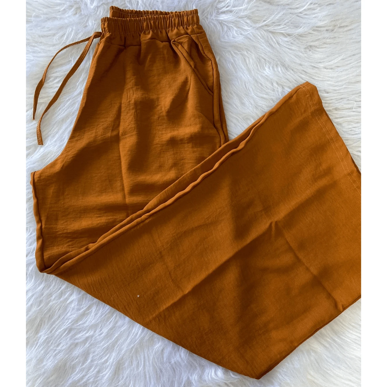 Plus Size Pants - Chocolate Brown - View 1