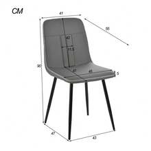 Dining Chairs - Grey - View 5