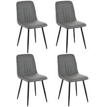 Dining Chairs - Grey - View 1