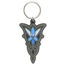 The Lord Of The Rings Arwen Evenstar Pendant PVC Keyring (Blue/Grey) - Blue/Grey - View 1