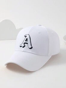 1 件女士刺绣字母 A 棒球帽，适合春季、秋季、夏季休闲装