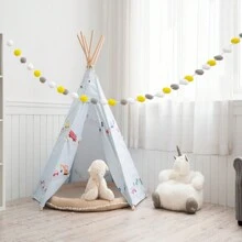 1pc/3cm Colorful Wool Felt Ball Plush Ball (Sold As A Set) For Fireplace Room Decoration, Baby Stroller Decor, Easter, Thanksgiving, Wall Decoration, Party Ornament, Home Decor , Room Decor, Wall Decor Gifts Birthday Graduation Christmas Decorations Christmas