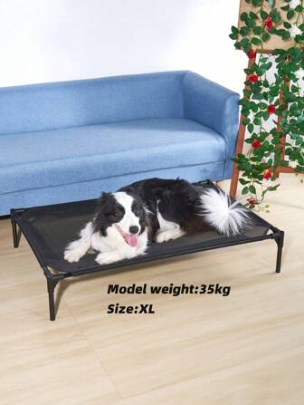 1pc Raised Pet Bed With Cooling Effect, Washable Indoor &Outdoor Elevated Dog Bed For Summer For Small Medium And Large Dogs