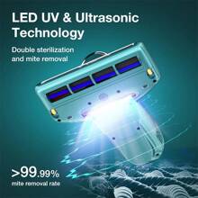 JIMMY Jimmy Bed 600 W Staubmilben-Handstaubsauger, 240 mm breiter Sauganschluss, UV-Lampe und Ultraschalltechnologie (BX6, kabelgebunden)