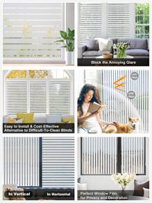 Window Privacy Film Frosted Glass Window Film Sun Blocking Window Tinting Film For Home, Static Clings Removable Frosting Bathroom Door Window Covering,Stickers,Wall Decal, Vinyl Decal For Home Decorations,Spring Decoration Items Refresh Your Home,Rama Decoration Stickers