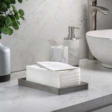 25/50/100 Large Disposable Guest Towels For Bathroom, Premium Linen-Like, Multi-Fold, Cloth-Feel Napkins, A Hygienic Solution For Kitchen, Party, Weddings And Events - White - View 7