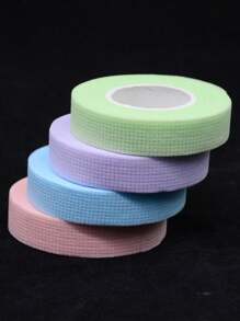 4 rollos de cinta para pestañas, cinta de tela microporosa transpirable para extensiones de pestañas, 9m/rollo, maquillaje, barato, decoración de habitación, tocador, viaje, dormitorio, accesorios de maquillaje - Multicolor - Ver 4