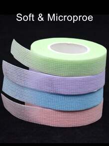 4 rollos de cinta para pestañas, cinta de tela microporosa transpirable para extensiones de pestañas, 9m/rollo, maquillaje, barato, decoración de habitación, tocador, viaje, dormitorio, accesorios de maquillaje - Multicolor - Ver 2