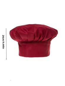 1pc Chef Hat Mushroom Cap For Cooking, Baking, Kitchen, Restaurant, Hotel, Cafe, Household, Anti-Oil - Multicolor - View 6