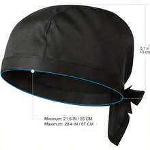 1pc, Adults Chef Hat, Chef Cap For Men Women, Adjustable Cooking Hat With Elastic Band, Reusable Chefs Hat, Professional For Kitchen Coffee Restaurant Food Service, Kitchen Supplies - Multicolor - View 2