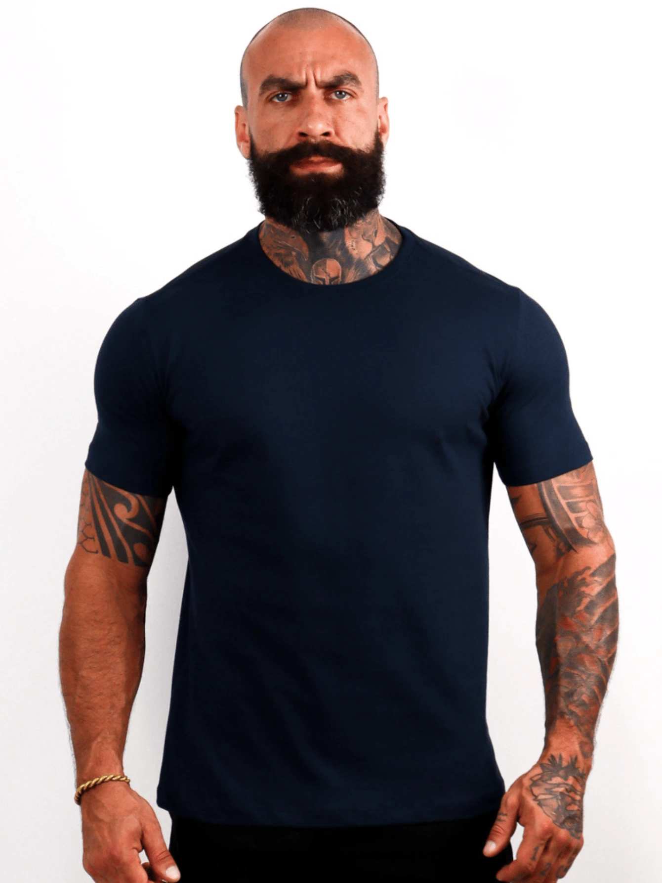 Men T-Shirts - 藏蓝色 - 查看 1