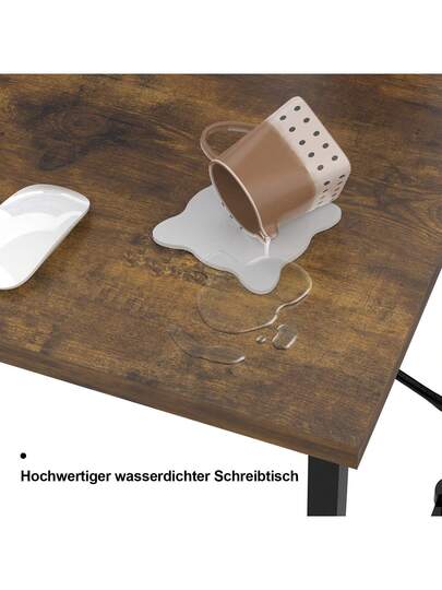 Wit Height Adjustable Bureau 160 75 Cm Electrically Shaped Memory Control, Ergonomic Game Tafel Cup Holder, Hook. view 5