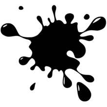 Car Stickers With Imprints, Interesting Stains, Decals, Door, Window Glass, Rear Bumper Decorative Stickers - Black Stains - View 1
