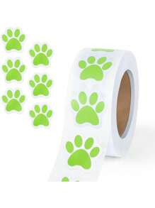 500 PCS Dog Paw Print Stickers, 1 Inch Colorful/Black Dog Stickers For Kids, Self-Adhesive Puppy Paw Prints Stickers For Gifts, Mailing, Vets, Kennels, Party Room Decoration, Envelope Seals - Multicolor - View 15