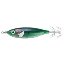 HENGJIA 1PC 8cm 6g Horizontal Squid Jigs Fishing Lure Artificial Squid Hook Jigging Baits For Sea Fishing Cuttlefish Luminous - Multicolor - View 15