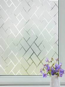 Window Privacy Film Frosted Glass Window Film Sun Blocking Window Tinting Film For Home, Static Clings Removable Frosting Bathroom Door Window Covering,Stickers,Wall Decal, Vinyl Decal For Home Decorations,Spring Decoration Items Refresh Your Home,Rama Decoration Stickers