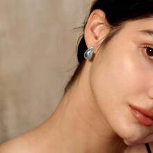 Tewiky Jewelry Chunky Gold Hoop Earrings For Women, 14K Gold/Silver Plated Hypoallergenic Earrings Lightweight Thick Gold Teardrop Earrings Gold Fashion Jewelry