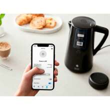 Alexa Hervidor Agua Eléctrico Inteligente WIFI ✅Envíos 24/48h ✅ Smart Kettle 1,5L Inalámbrico Control Táctil LED, Swan, SK14650BLKNEU, Negro, 1800W - Negro - Ver 7