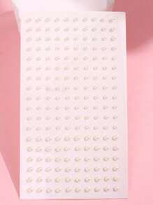 1pc 180 Silver-Plated Rhinestone Lip/Microblading/Face Sticker Stud, Fashionable Minimalist High-End Women's Party Jewelry