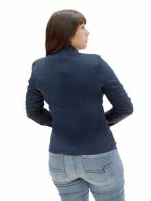 Women Blazers - Navy Blue - View 4