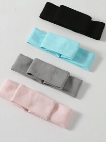2pcs Fashionable Unisex Running/Fitness/Yoga Headband Set With Dual Non-Slip Sweatband & Sweat-Absorbent Headscarf