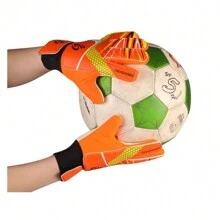足球守门员手套，全指防滑守门员手套，用于缓冲/足球/装备 - 彩色 - 查看 6