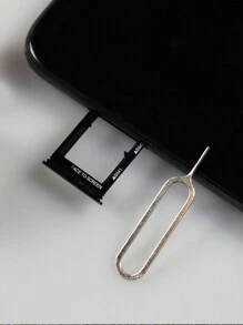 1入Nano SIM卡針，適用於iPhone、智能手機和平板電腦 - 白色 - 查看 4