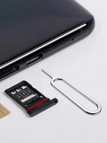 1入Nano SIM卡針，適用於iPhone、智能手機和平板電腦 - 白色 - 查看 3