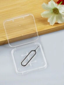 1入Nano SIM卡針，適用於iPhone、智能手機和平板電腦 - 白色 - 查看 6