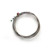 Cuerdas de guitarra Ziko Nickel para guitarra eléctrica. Sonido perfecto, sensación constante, durabilidad confiable. Adecuado para guitarras de 6 cuerdas con cuerdas de cabeza de colores. - Azul - Ver 6