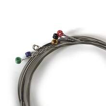 Cuerdas de guitarra Ziko Nickel para guitarra eléctrica. Sonido perfecto, sensación constante, durabilidad confiable. Adecuado para guitarras de 6 cuerdas con cuerdas de cabeza de colores. - Azul - Ver 5