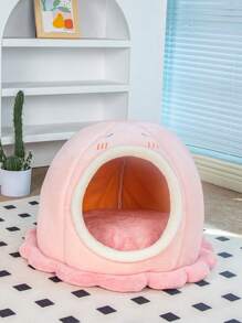 1pc Cute Octopus Pet Bed For Small-Medium-Sized Cats And Dogs, All Seasons - Mint Green - View 7