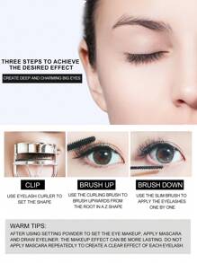 Zeesea 多效睫毛膏，增長、濃密、順滑，持久不晕染睫毛膏 - Multi-effect Black - 查看 9